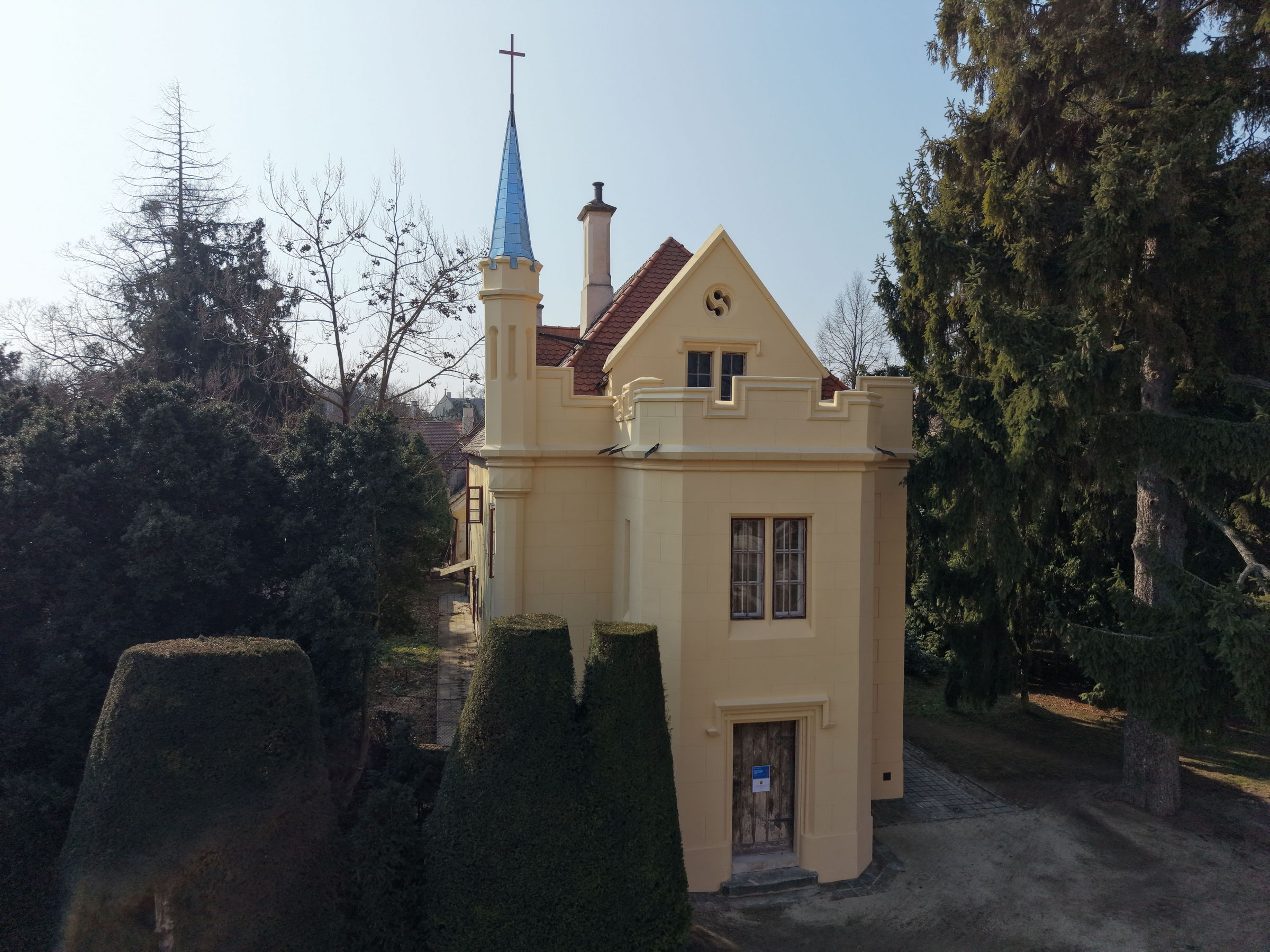 Lednice – oprava fasády fary (NKP)